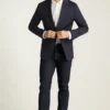 Chaqueta de traje de lana elástica Jetsetter Stretch