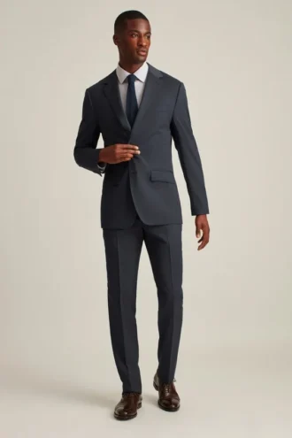 Chaqueta de traje de lana italiana 120S de primera calidad