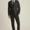 Chaqueta de traje de lana italiana 120S de primera calidad Chaqueta de traje de lana italiana 120S de primera calidad