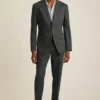 Chaqueta de traje de lino elástico italiano Chaqueta de traje de lino elástico italiano