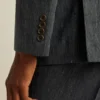 Chaqueta de traje de lino elástico italiano Chaqueta de traje de lino elástico italiano