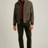 Chaqueta Harrington de lana italiana