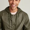 Chaqueta impermeable de nailon reciclado Chaqueta impermeable de nailon reciclado