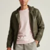 Chaqueta impermeable de nailon reciclado Chaqueta impermeable de nailon reciclado