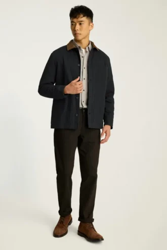 Chaqueta ranchera con forro de sherpa: chaqueta de trabajo cálida y resistente