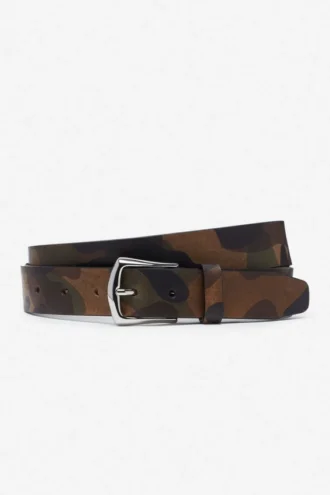 Cinturón de cuero de camuflaje