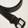 Cinturón de cuero monocromático para hombre Cinturón de cuero monocromático para hombre