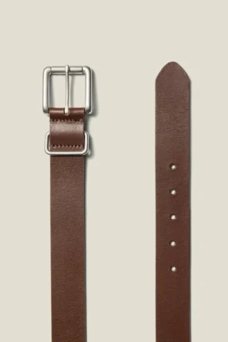 Cinturón de cuero para vaqueros de hombre