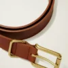 Cinturón de cuero para vaqueros de hombre