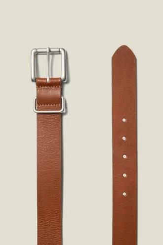 Cinturón de cuero para vaqueros de hombre