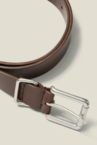 Cinturón de cuero para vaqueros de hombre
