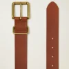 Cinturón de cuero para vaqueros de hombre