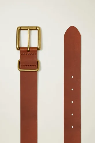 Cinturón de cuero para vaqueros de hombre