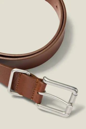 Cinturón de cuero para vaqueros de hombre