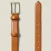 Cinturón de vestir de cuero para hombre