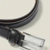 Cinturón de vestir de cuero para hombre