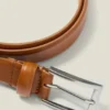 Cinturón de vestir de cuero para hombre