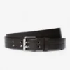 Cinturón informal de doble lengüeta para hombre