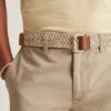 Cinturón trenzado de estilo náutico