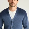 Cárdigan de cachemira para hombre de Bonobos | Tejido de mezcla de algodón con efecto dip-dye