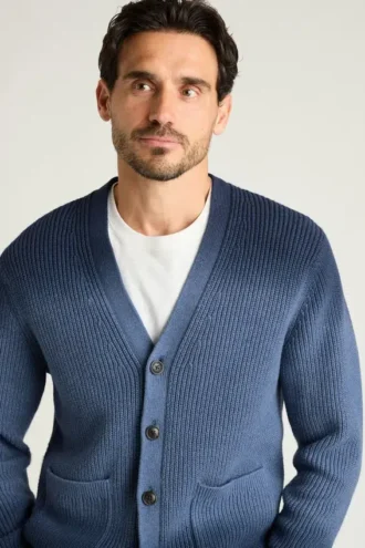 Cárdigan de cachemira para hombre de Bonobos | Tejido de mezcla de algodón con efecto dip-dye