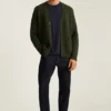 Cárdigan de punto trenzado para hombre de Bonobos | Mezcla de merino, estilo clásico