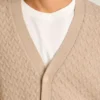 Cárdigan de punto trenzado para hombre de Bonobos | Mezcla de merino, estilo clásico