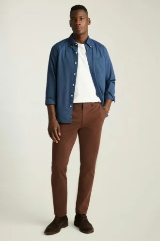 Descubre un estilo desenfadado con los chinos elásticos para hombre 2.0 de Bonobos
