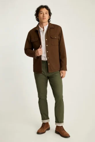 Flannel-Lined Chino Fireside