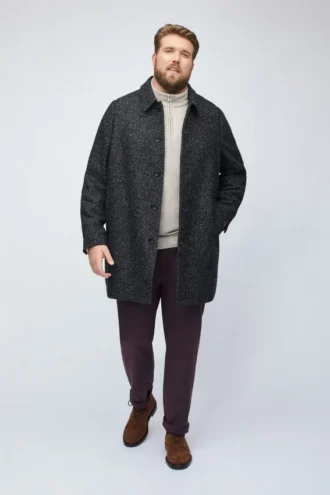 Italian Wool Car Coat Tallas grandes