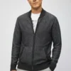 Jersey bomber de algodón y cachemira