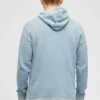 Jersey con capucha tipo poncho de algodón