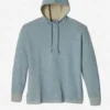 Jersey con capucha tipo poncho de algodón