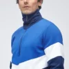 Jersey con media cremallera y bloques de color Jersey con media cremallera y bloques de color