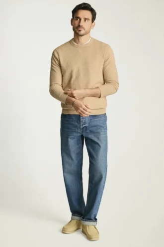 Jersey de algodón bouclé