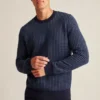 Jersey de algodón con rayas texturizadas