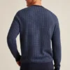 Jersey de algodón con rayas texturizadas