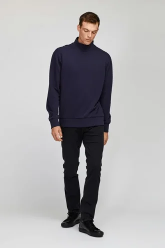 Jersey de cuello alto de felpa
