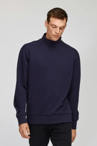Jersey de cuello alto de felpa