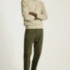Jersey de cuello alto de merino | Elegante jersey de merino para el frío