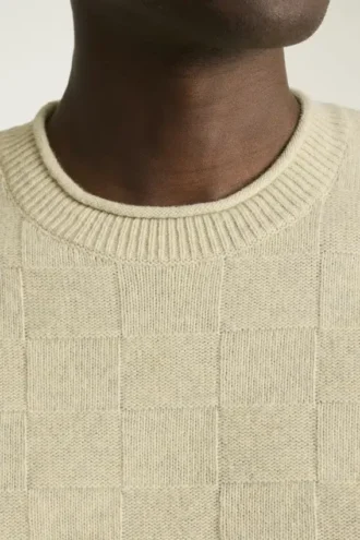 Jersey de cuello alto de merino | Elegante jersey de merino para el frío