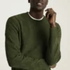 Jersey de cuello alto de merino | Elegante jersey de merino para el frío