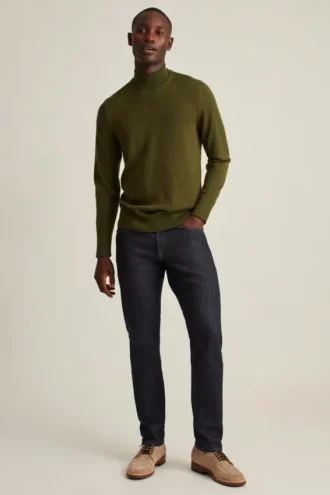 Jersey de cuello alto de merino lavable