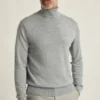 Jersey de cuello alto de merino lavable Jersey de cuello alto de merino lavable