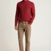 Jersey de cuello alto de mezcla de merino Jersey de cuello alto de mezcla de merino