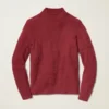 Jersey de cuello alto de mezcla de merino Jersey de cuello alto de mezcla de merino