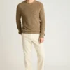 Jersey de cuello alto para hombre de Bonobos | Tejido de punto de transición de lino y algodón