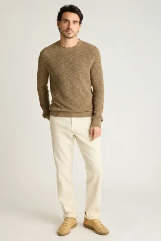 Jersey de cuello alto para hombre de Bonobos | Tejido de punto de transición de lino y algodón