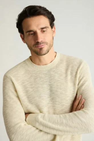 Jersey de cuello alto para hombre de Bonobos | Tejido de punto de transición de lino y algodón
