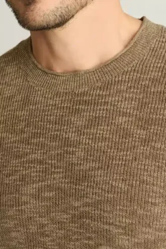 Jersey de cuello alto para hombre de Bonobos | Tejido de punto de transición de lino y algodón